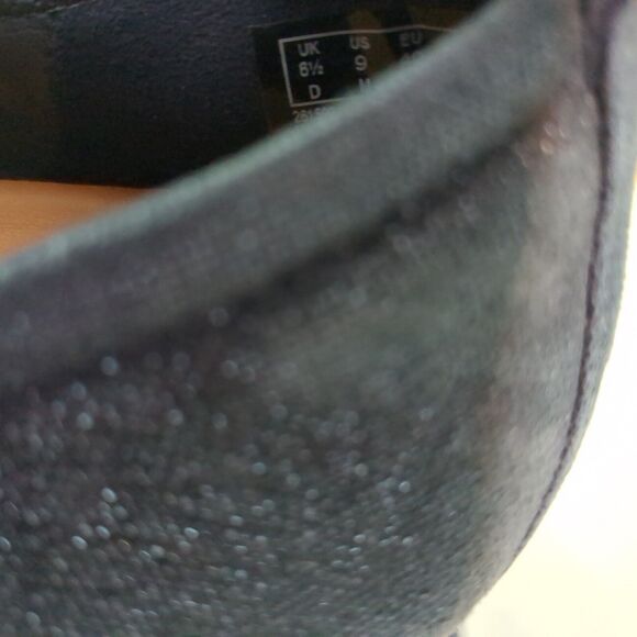 Clarks Unstructured Women Shoes 9 navy blue comfortable flats - Picture 5 of 5